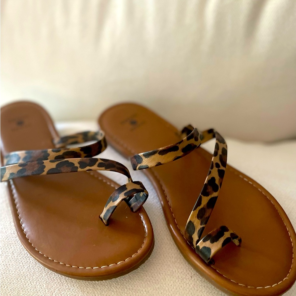 Leopard Print Sandals